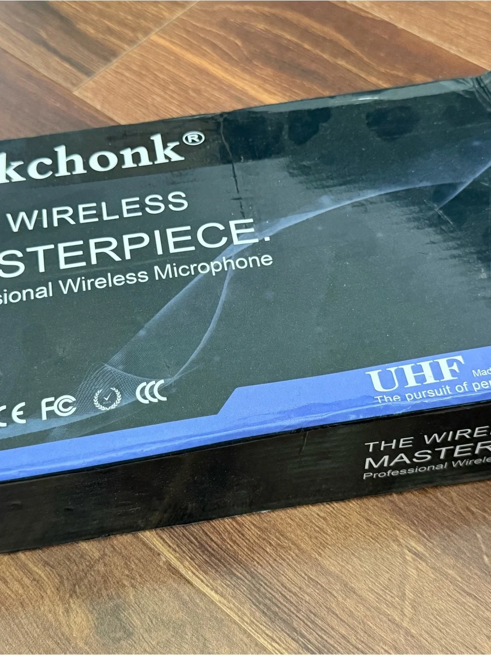 Lokchonk UHF-02 Wireless Karaoke Microphone System 2 Mics Tested Like New